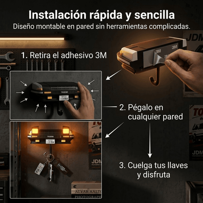 Organizador LED para llaves estilo AE86