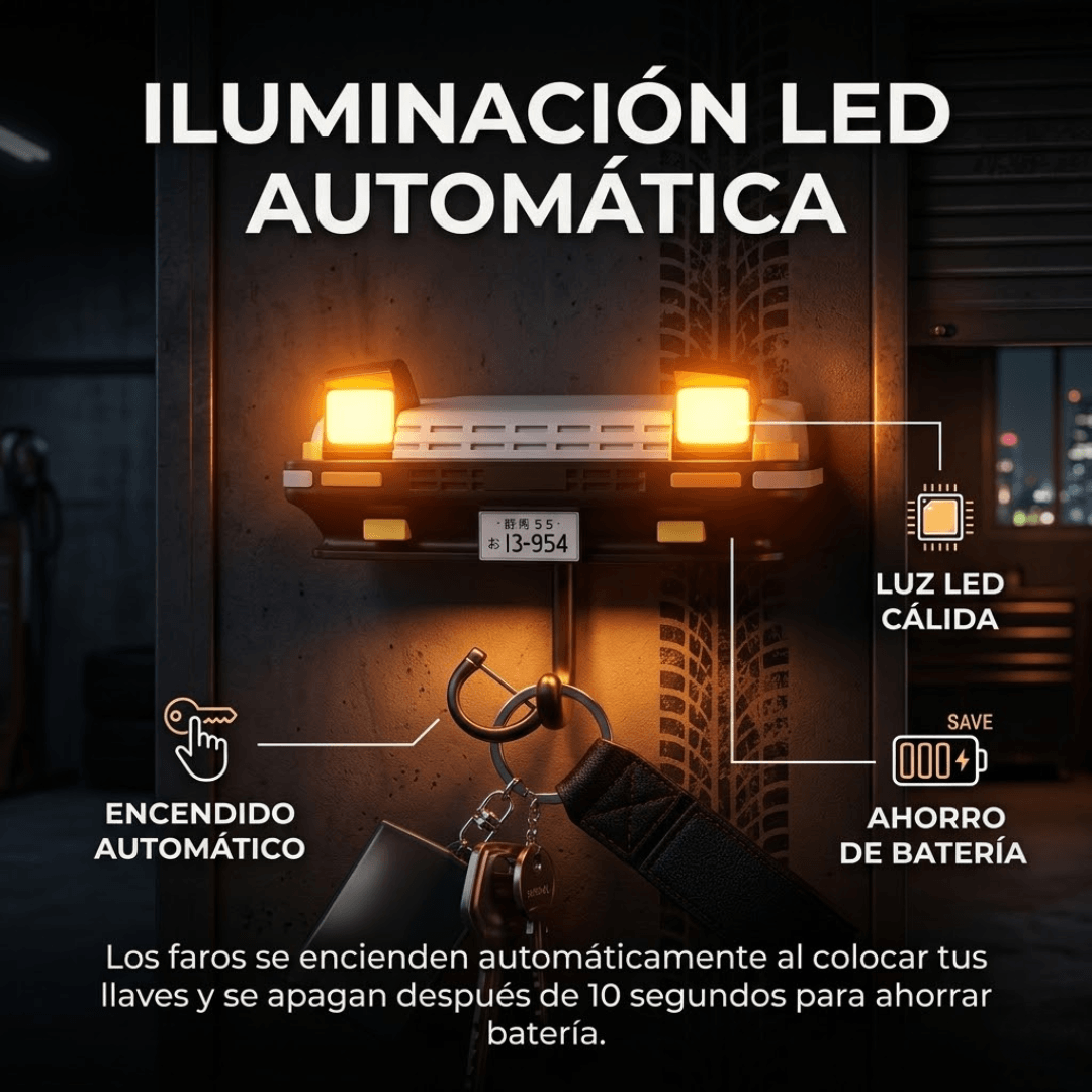 Organizador LED para llaves estilo AE86